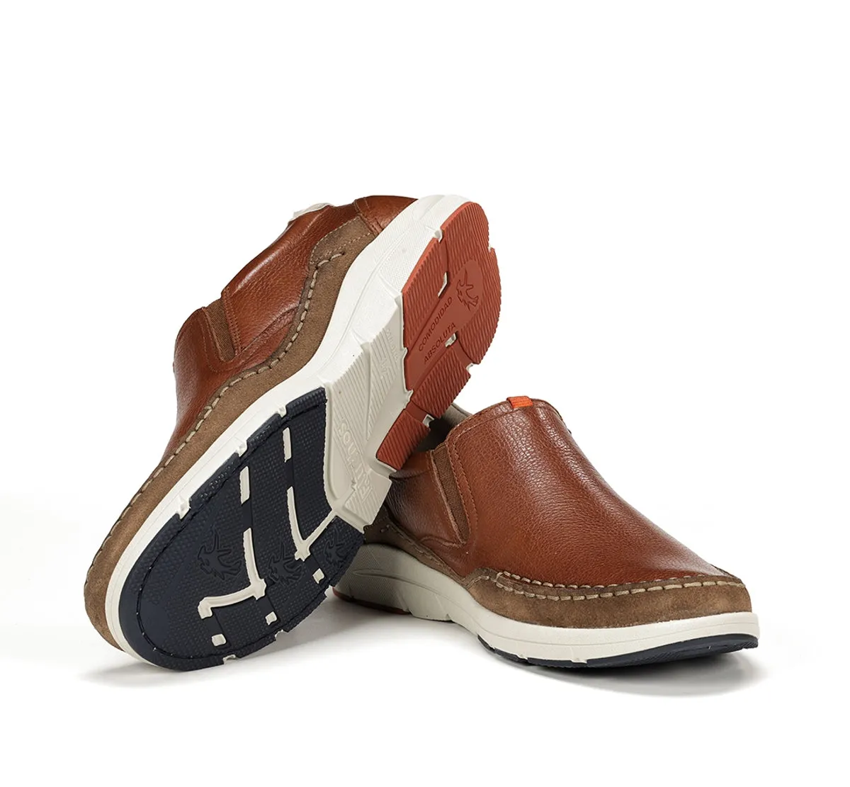 Fluchos Kai F1985 slip on marrone uomo