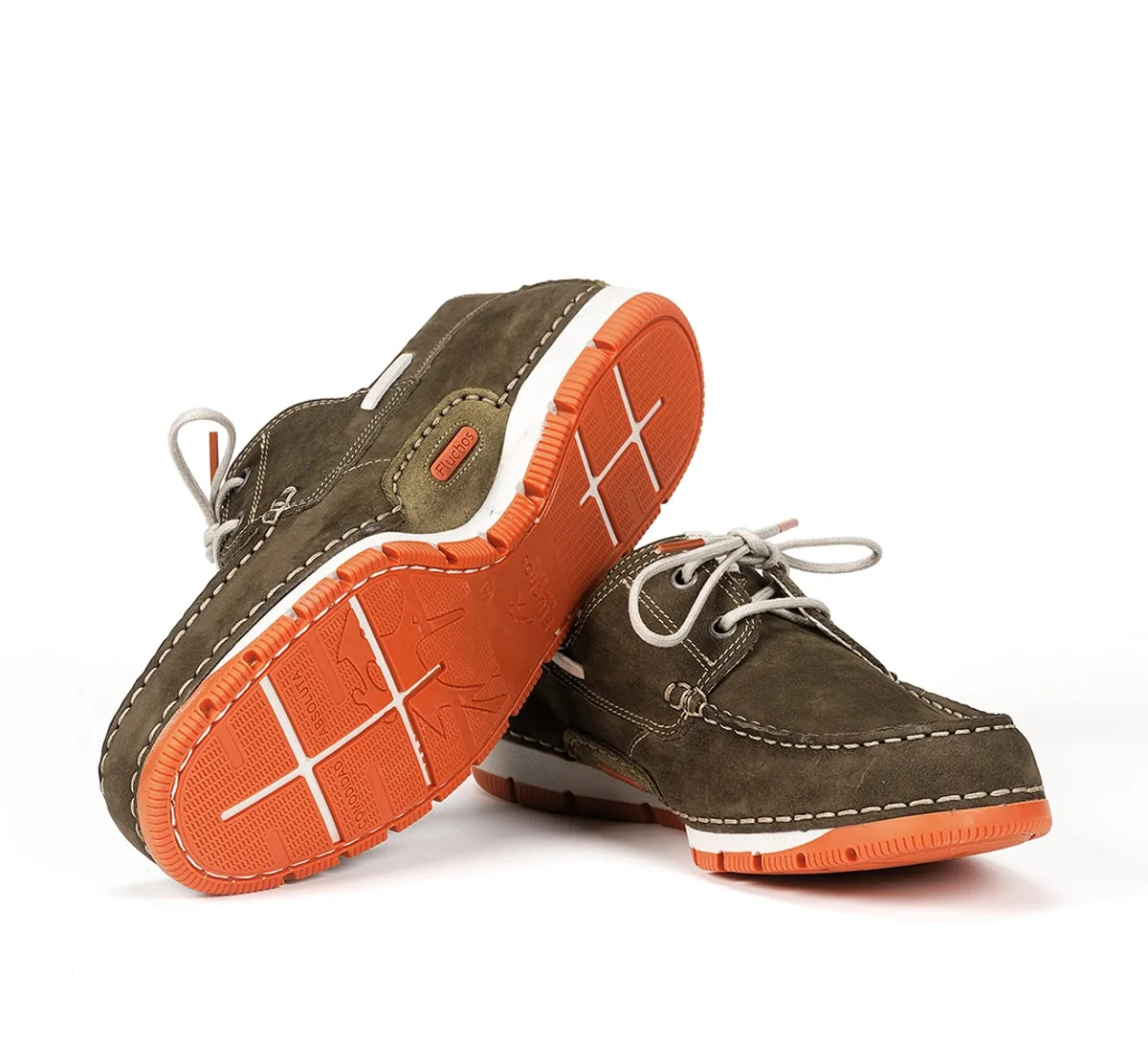 Fluchos Andrey F1448 Scarpe Barca Uomo Verdi