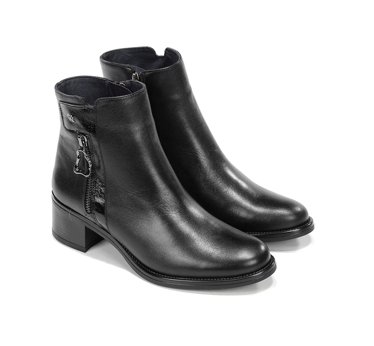Fluchos Chiara D9434 stivaletti donna nero punta