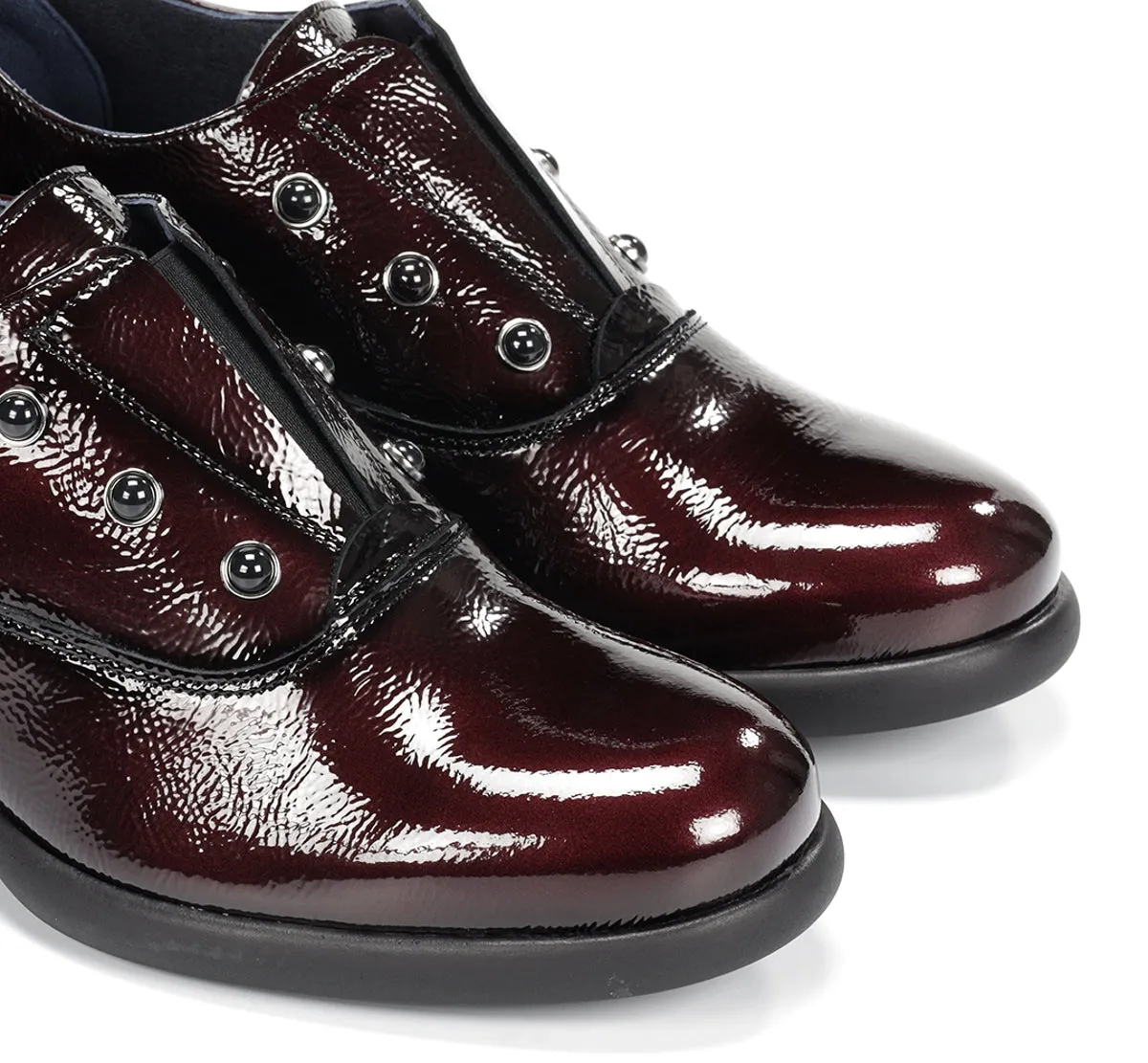 Fluchos Macy D9376 scarpe donna bordeaux tacco