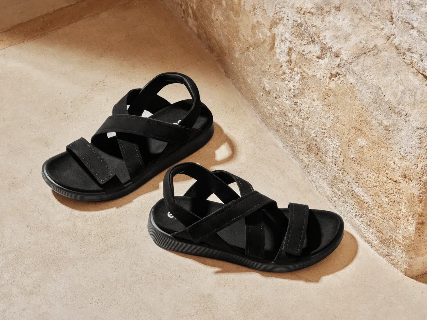 Ecco Soft Sandal Cross Strap sandali donna incrociati