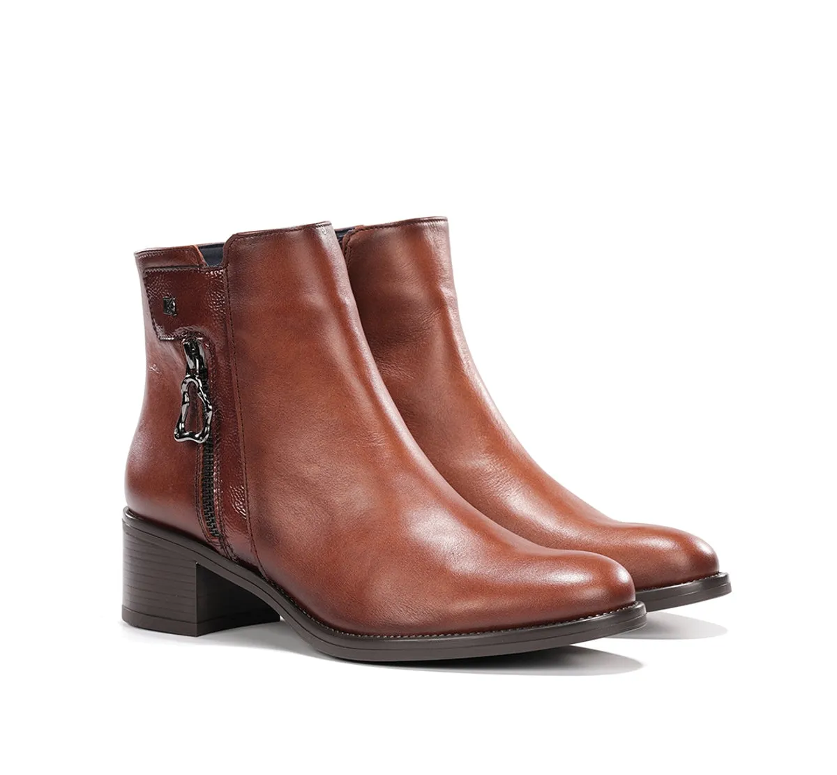 Fluchos Chiara D9434 stivaletti marrone tacco donna