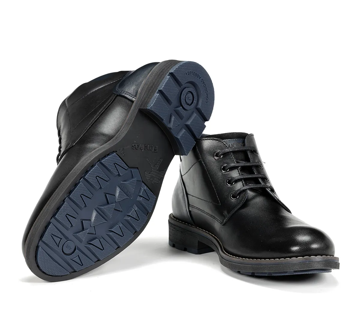 Fluchos Terry F1341 Stivaletti Neri Uomo Invernali