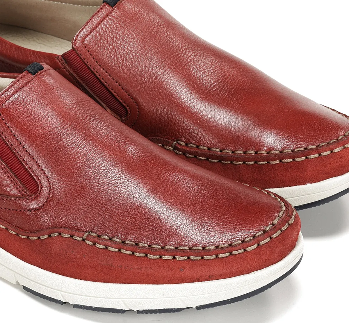 Fluchos Kai F1985 slip on uomo rosse senza lacci