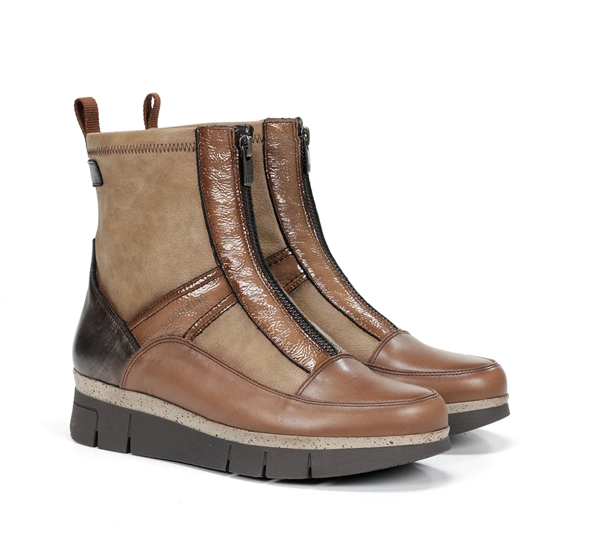 Fluchos India D9331 stivaletto marrone stile sportivo