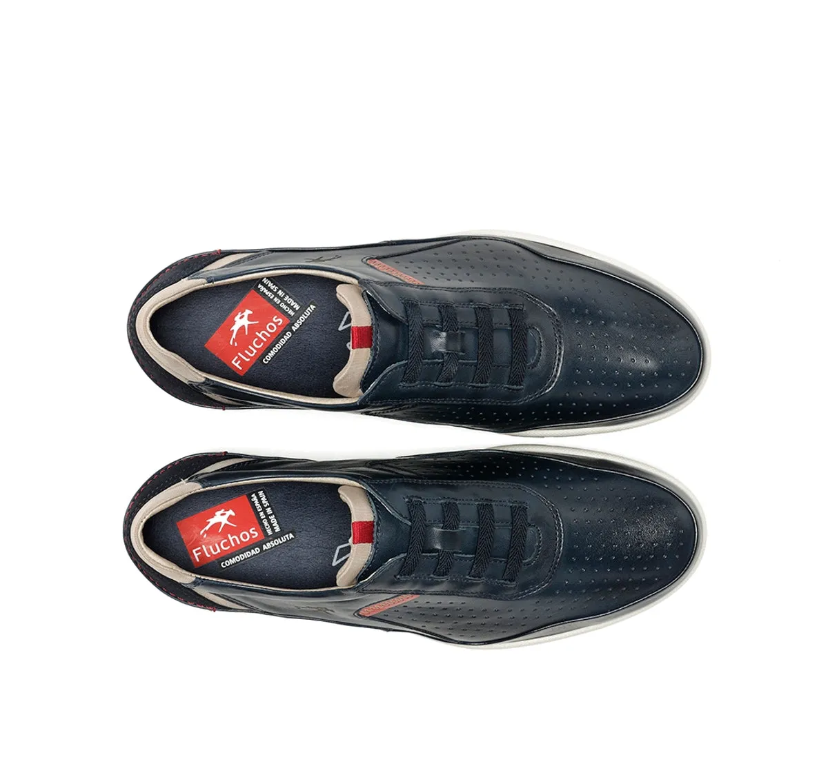 Fluchos Jaden F1736 sneakers uomo blu lacci larghi