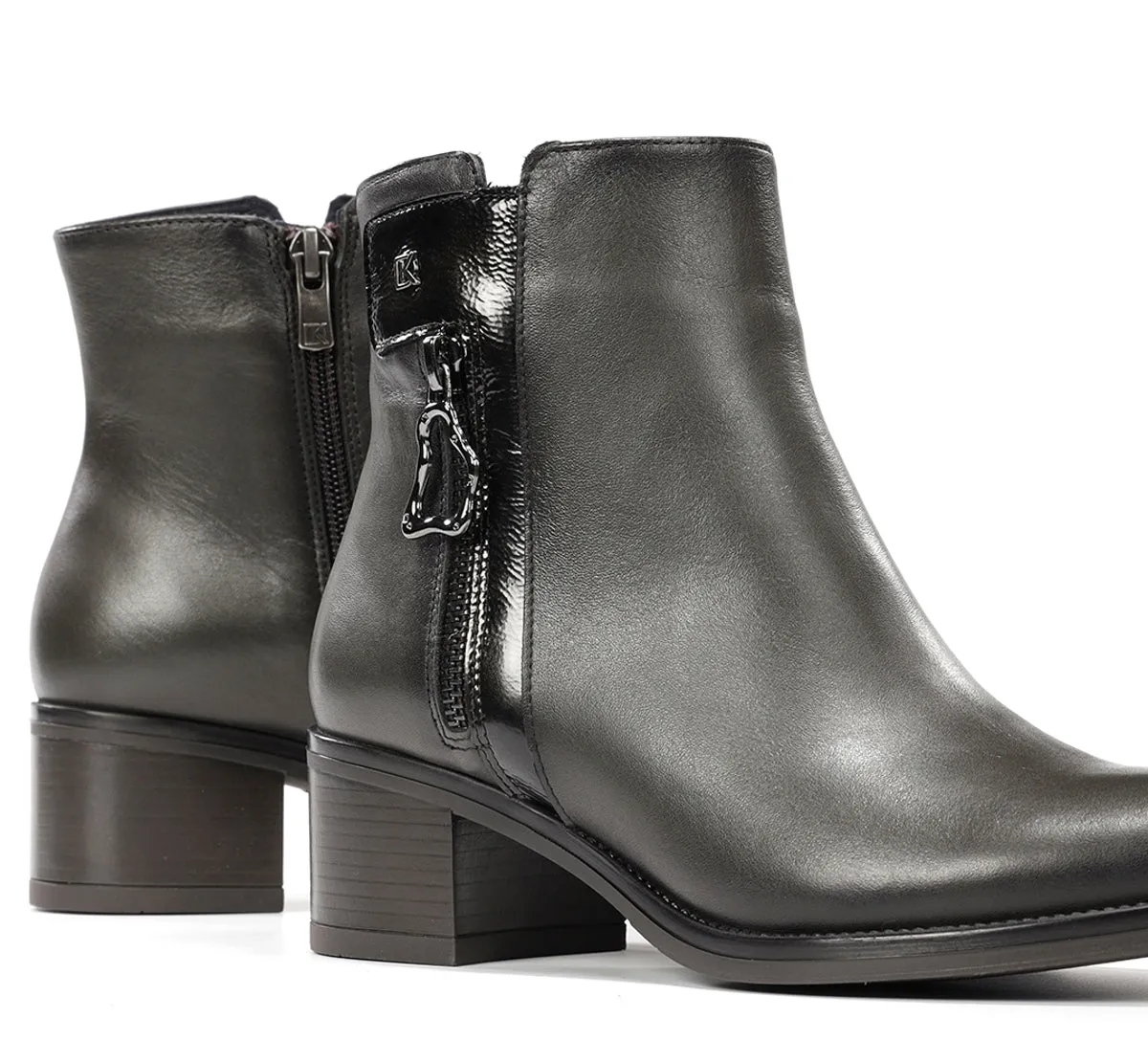 Fluchos Chiara D9434 stivaletti donna verdi tacco