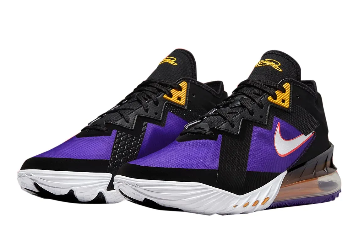 Nike LeBron 18 Low CV7562-100 scarpe basket 45 EU nero