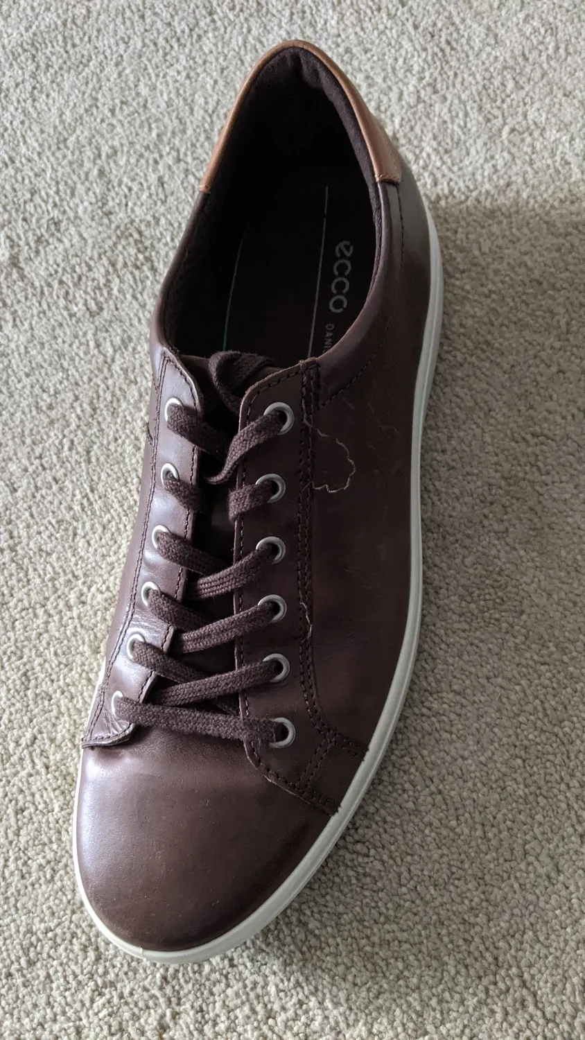 Ecco Soft Classic sneaker uomo 43 EU pelle cognac