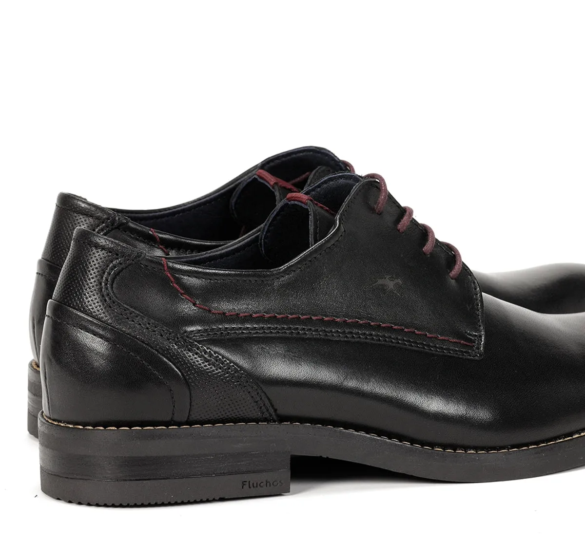 Fluchos Theo F1629 scarpe uomo nere classiche