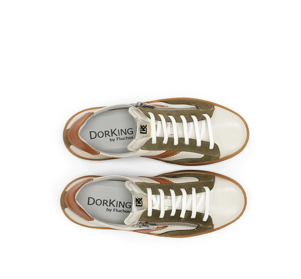 Dorking Lynn D9480 Sneakers Donna Verdi Metallizzate