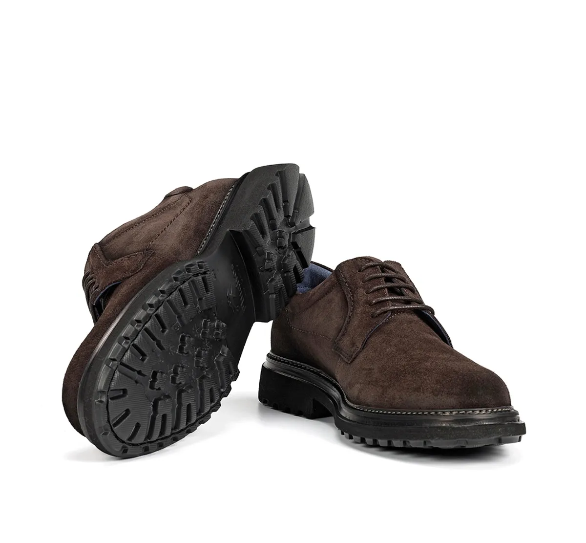 Fluchos Lincon F2054 scarpe uomo marrone cucite