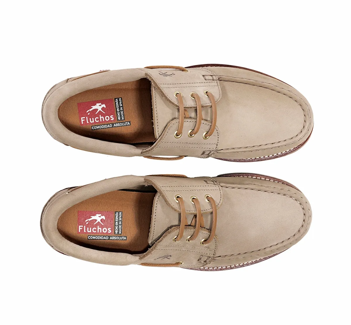 Fluchos Scott F0054 scarpa barca tortora