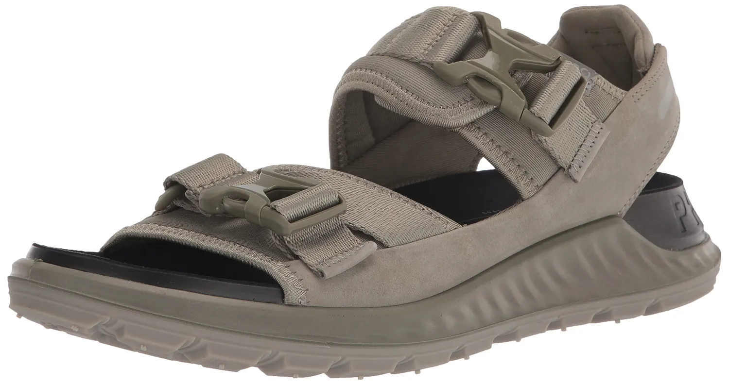 Ecco Exowrap M 3s sandali uomo nero trekking leggero
