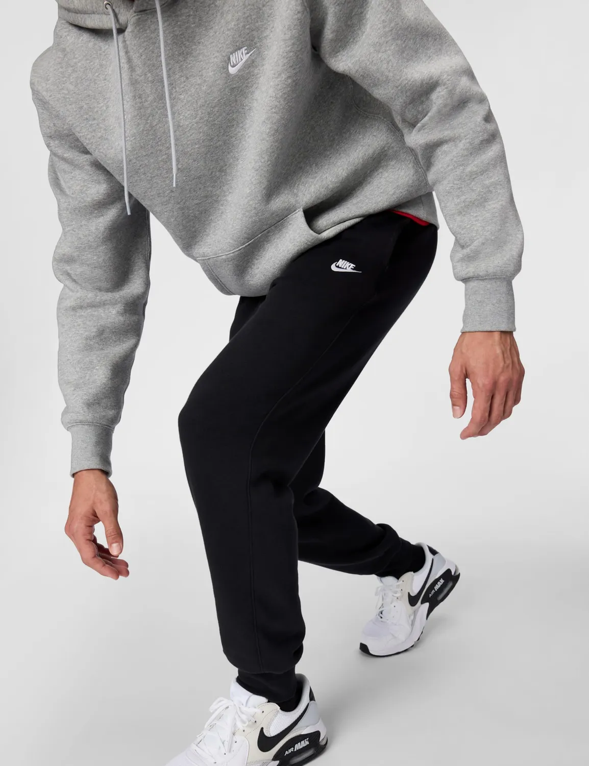 Nike Club BB pantaloni tuta uomo M neri morbidi