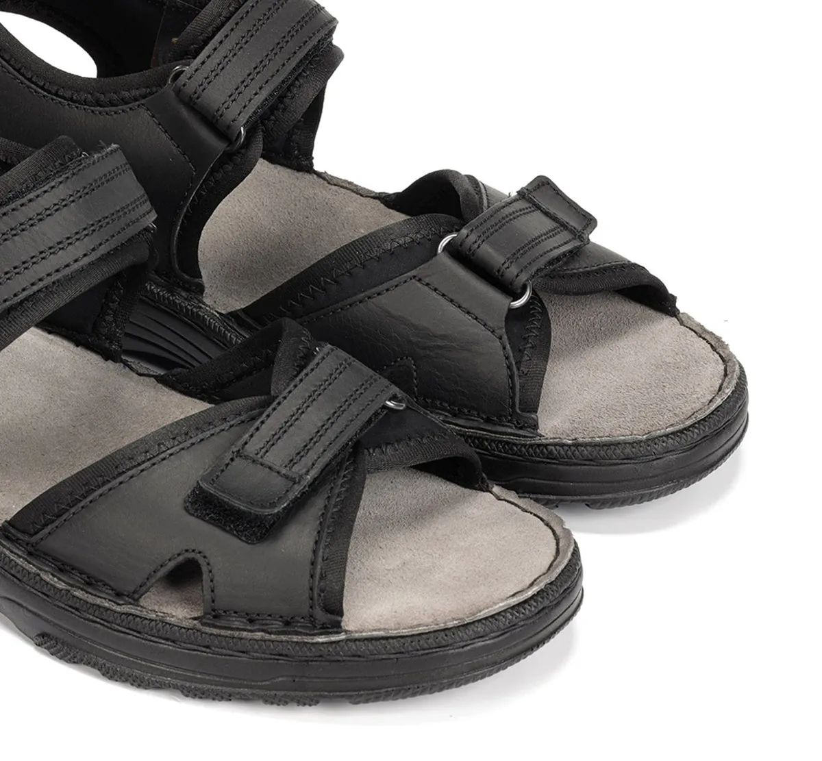 Fluchos Azores F2197 sandali uomo nero velcro