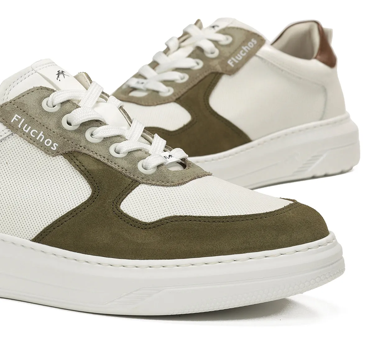 Fluchos Boston F1970 sneakers uomo verdi light