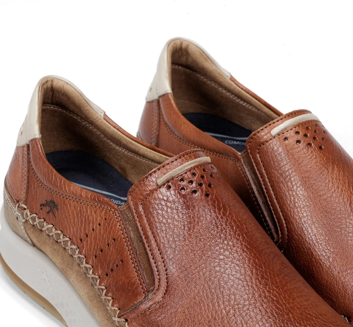 Fluchos Maui F0794 slip on uomo marroni pelle