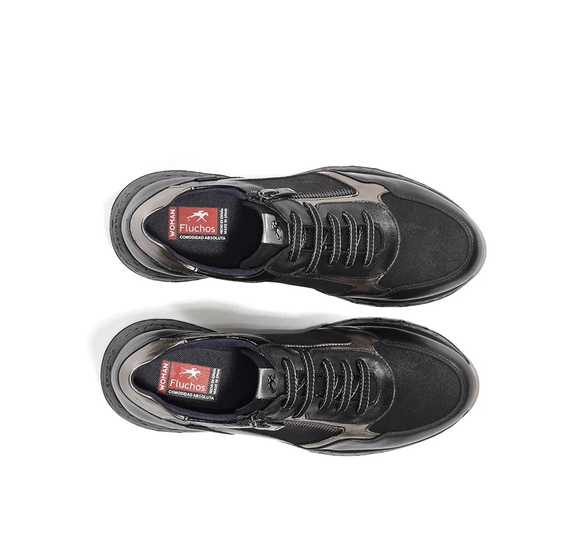 Fluchos Nexus F2308 sneakers donna nere pelle