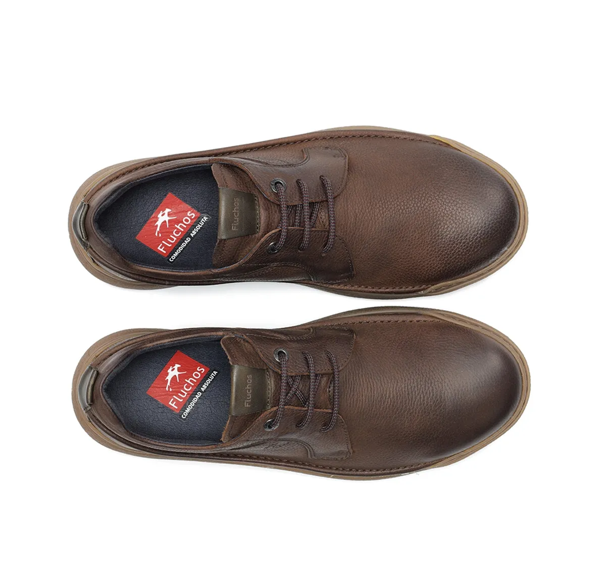 Fluchos Rocky F2033 Scarpe Uomo Marroni Hands-Free