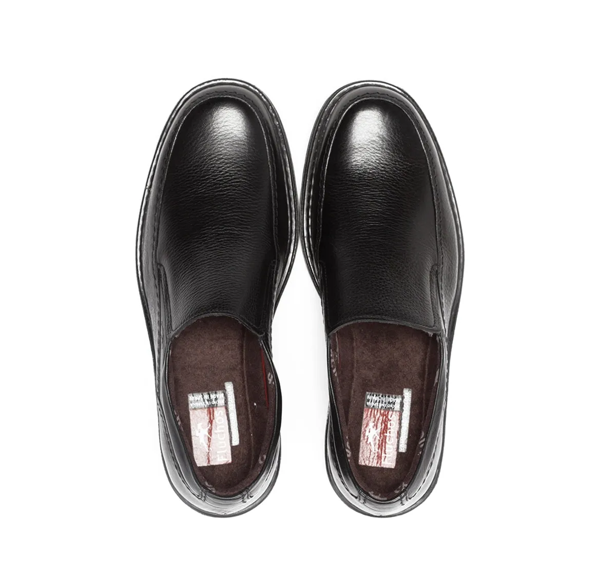 Fluchos Clipper 9578 slip on uomo nero classico
