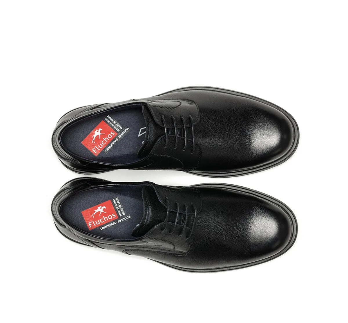 Fluchos Fredy F1604 Scarpa Nera Uomo Ufficio Flex