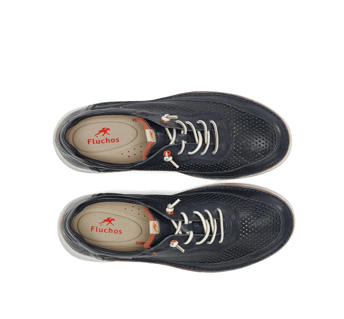 Fluchos Lenox F2219 sneakers uomo blu pianta larga