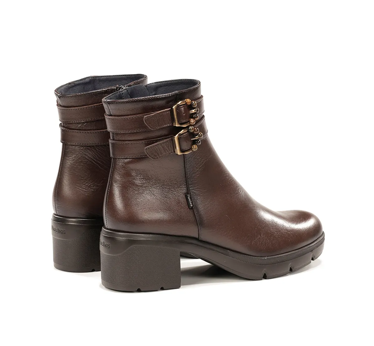 Fluchos Fugaz F2516 stivaletti donna marroni tacco
