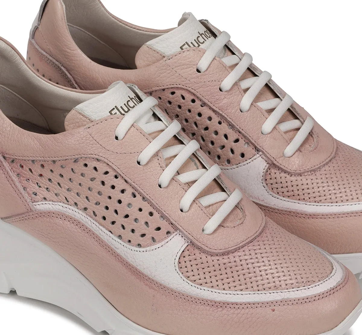 Fluchos Olas F1407 Sneakers Donna Rosa Zeppa