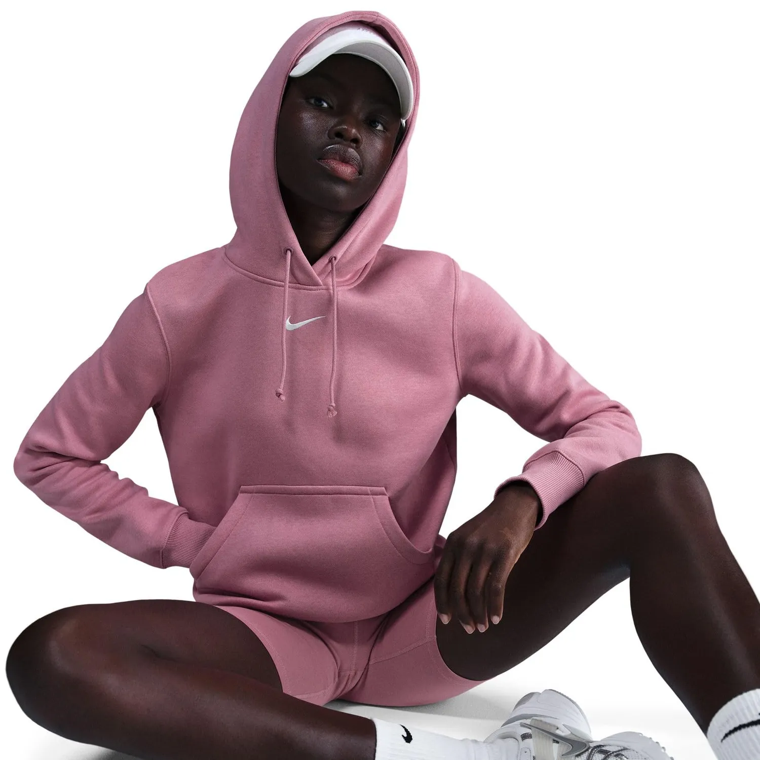 Nike Phnx Fleece Std felpa donna cappuccio
