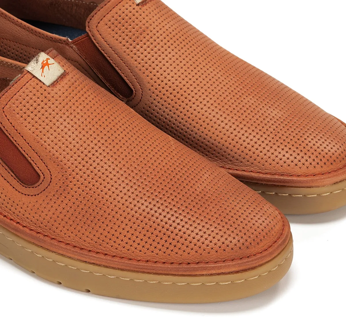 Fluchos Leo F1946 slip on uomo arancioni