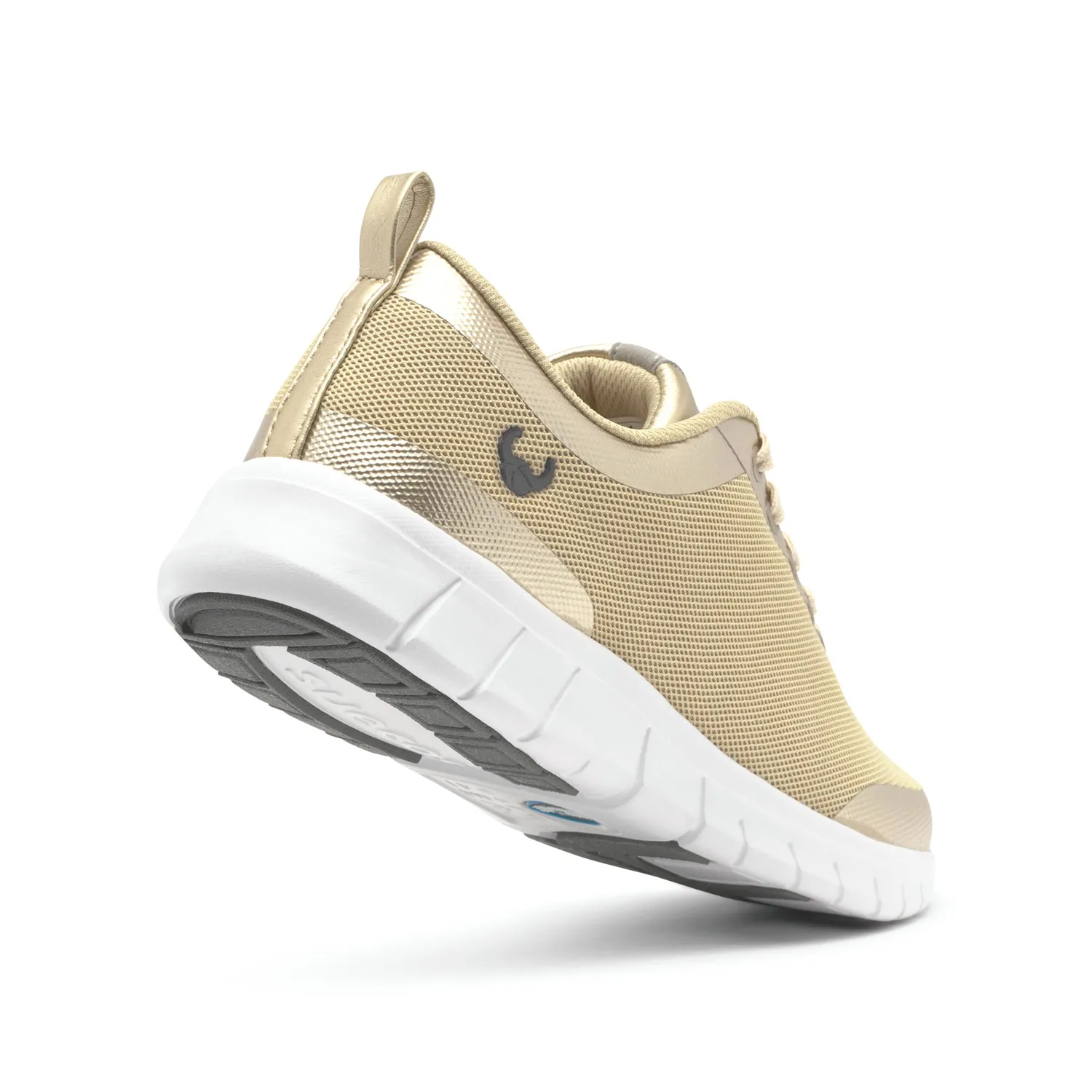 Suecos Alma Style scarpe oro donna antiscivolo