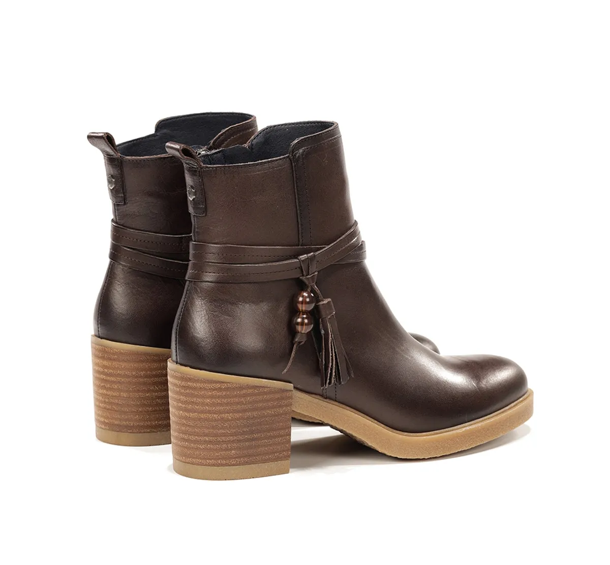 Fluchos Aroma D9756 stivaletti marroni donna comodi