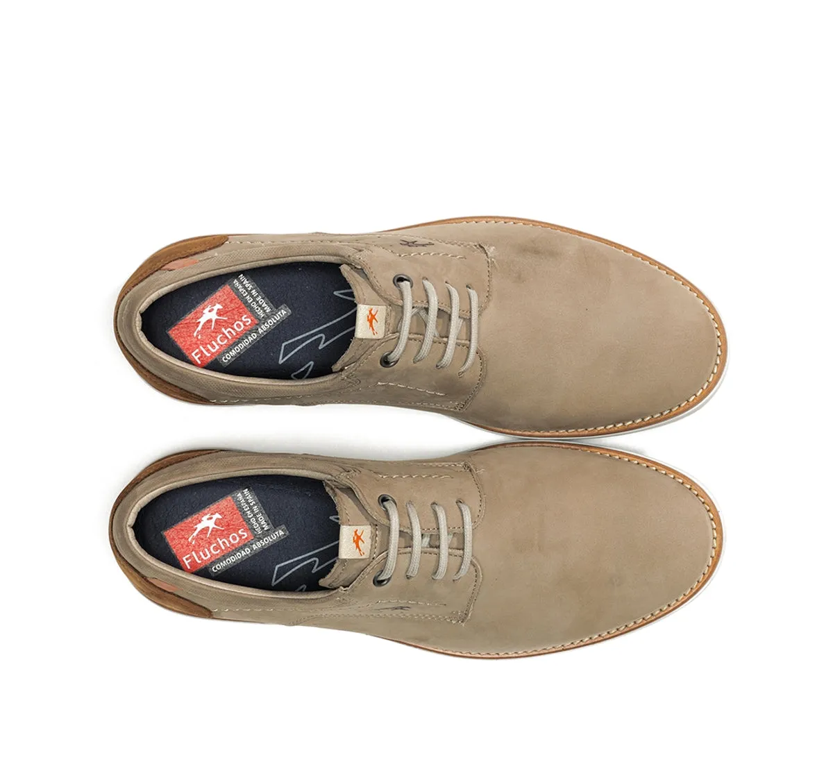 Fluchos Taylor F1978 scarpe uomo taupe sportive