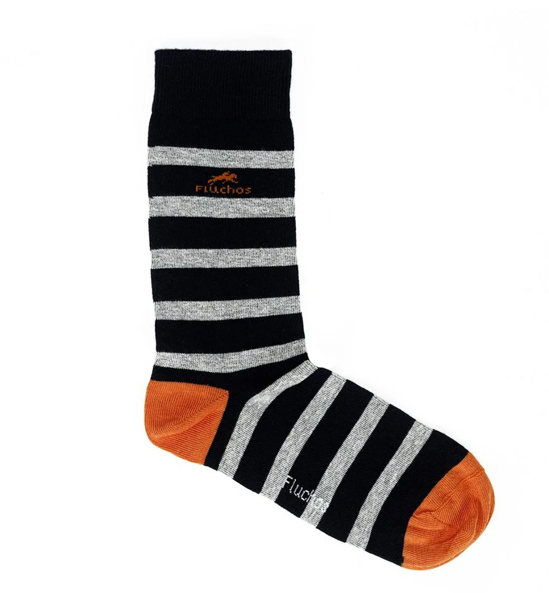 Fluchos CA0009 calzini uomo lunghi blu 2 paia sportivi