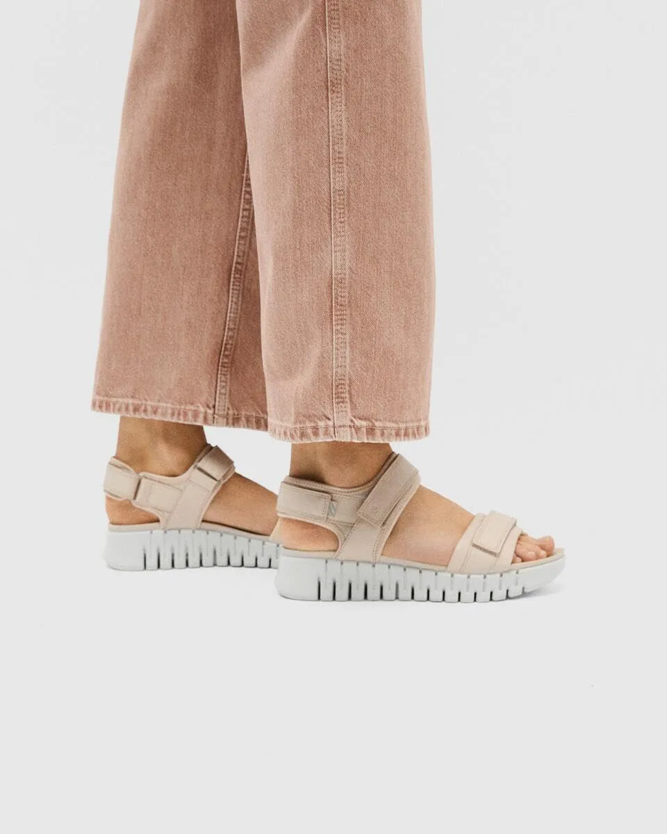 Ecco Gruuv sandali donna neri velcro