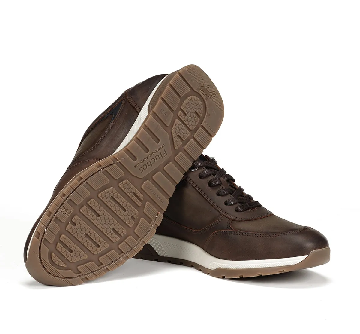 Fluchos Louis F1603 sneakers uomo marroni pelle