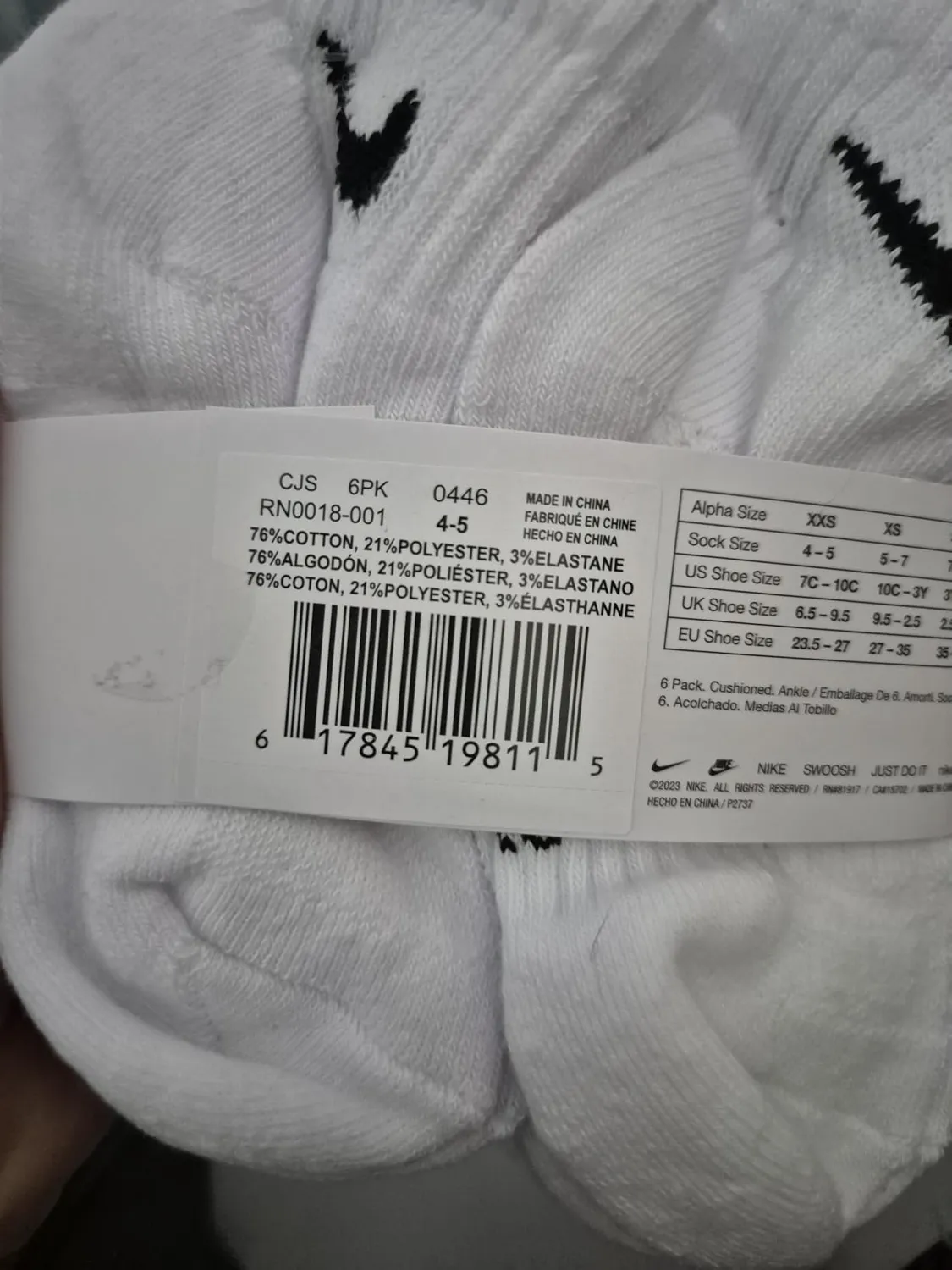Nike Df Perf Basic calzini quarter grigi