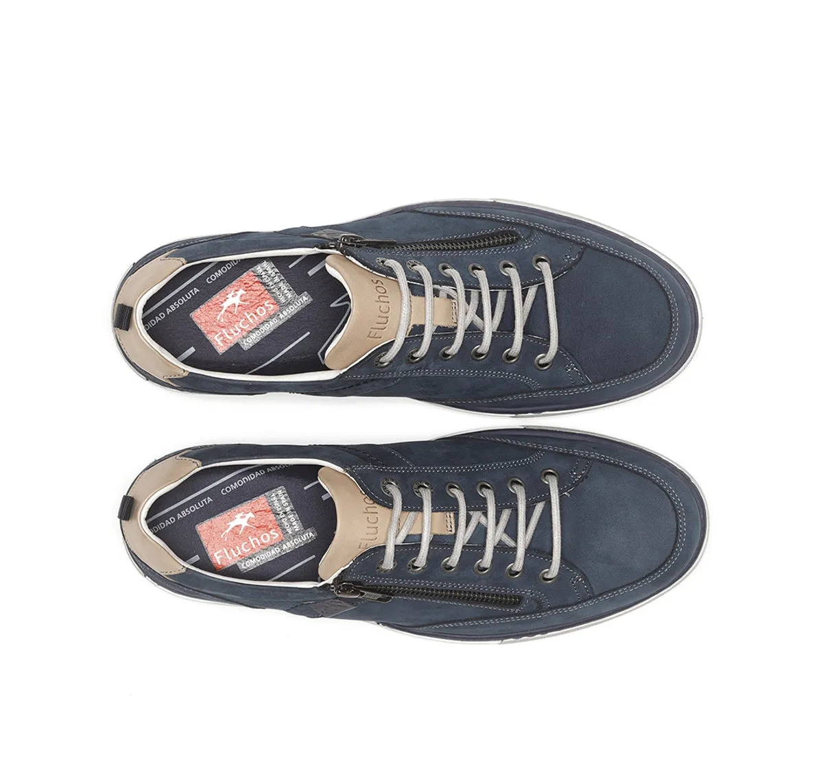 Fluchos Quebec 9376 sneakers tortora uomo