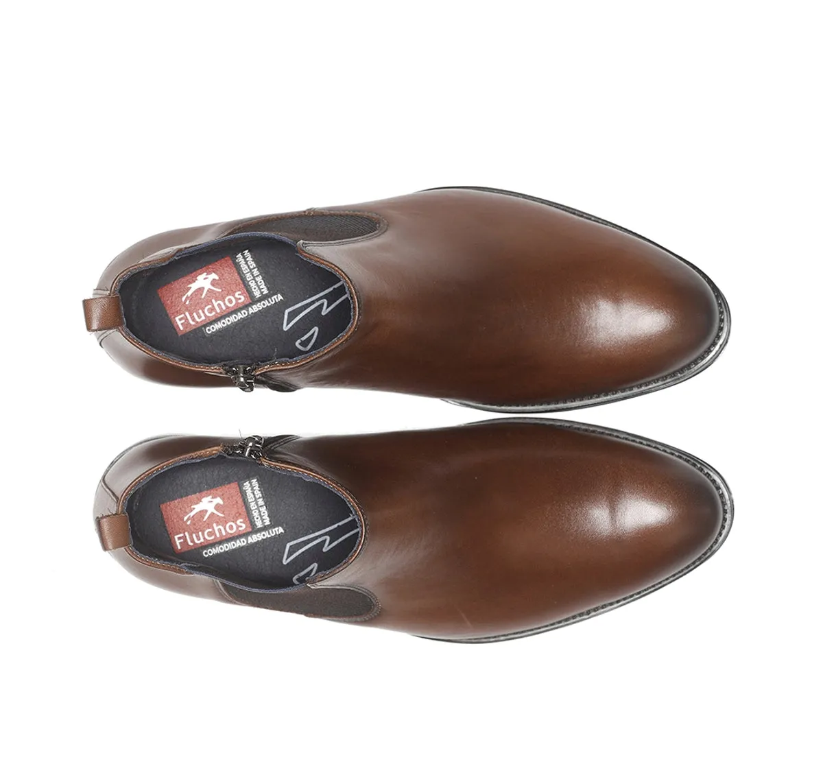 Fluchos Heracles 8756 stivali uomo marroni pelle