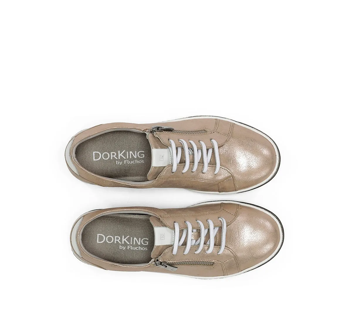 Fluchos Karen D8225 sneakers donna oro sportiva