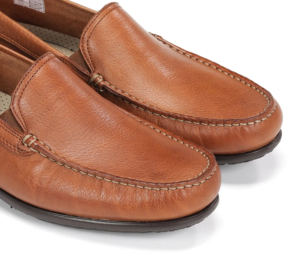 Fluchos Orion 8682 mocassini uomo marroni pelle
