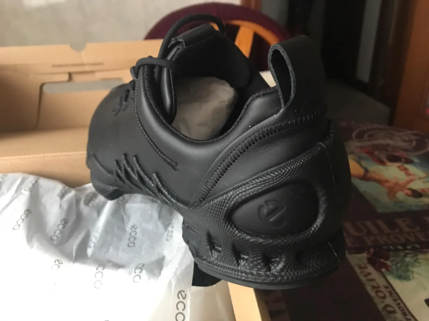 Ecco Biom Aex sneakers uomo 43 EU pelle nera