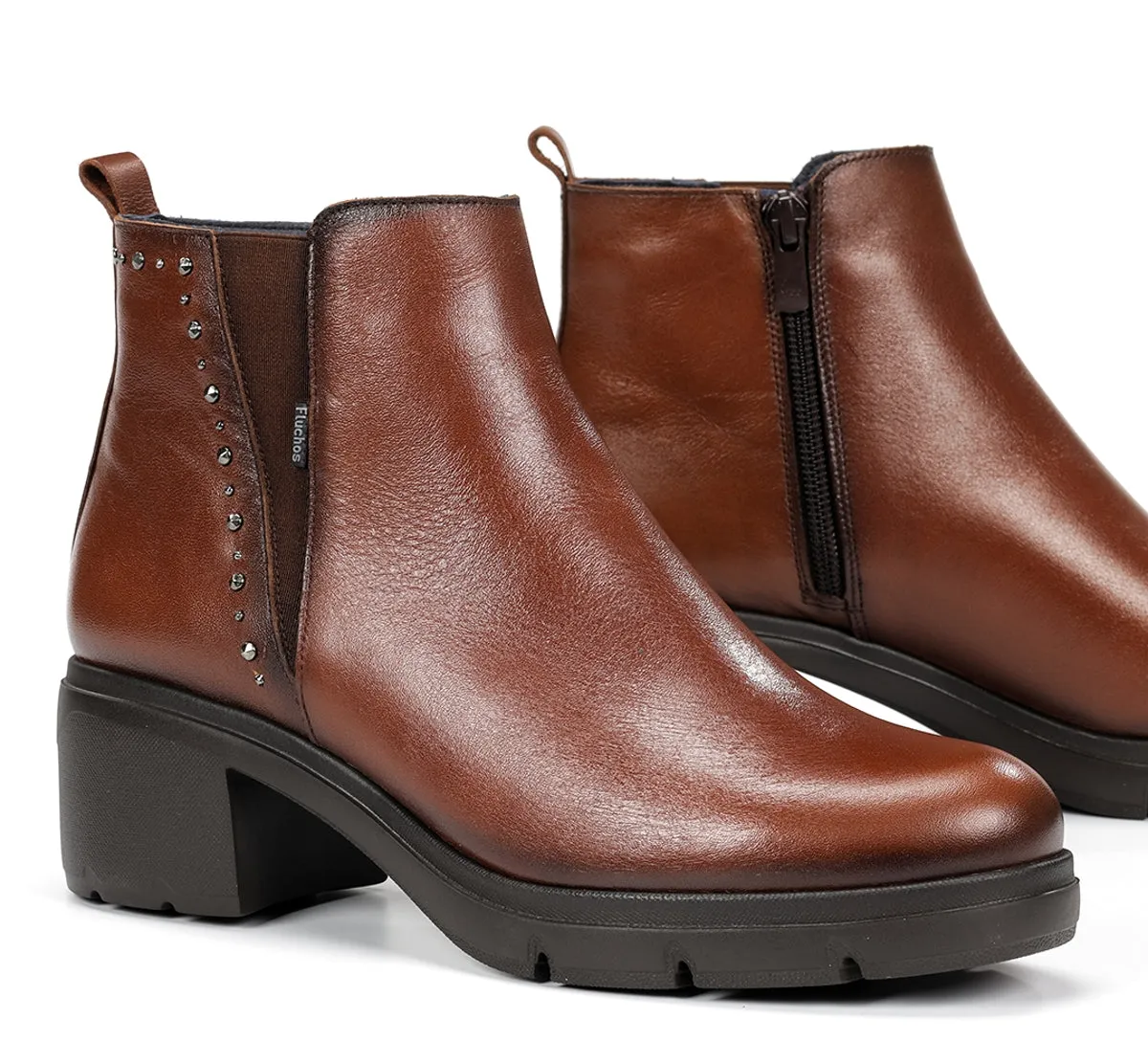 Fluchos Fugaz F2109 stivaletti donna marroni