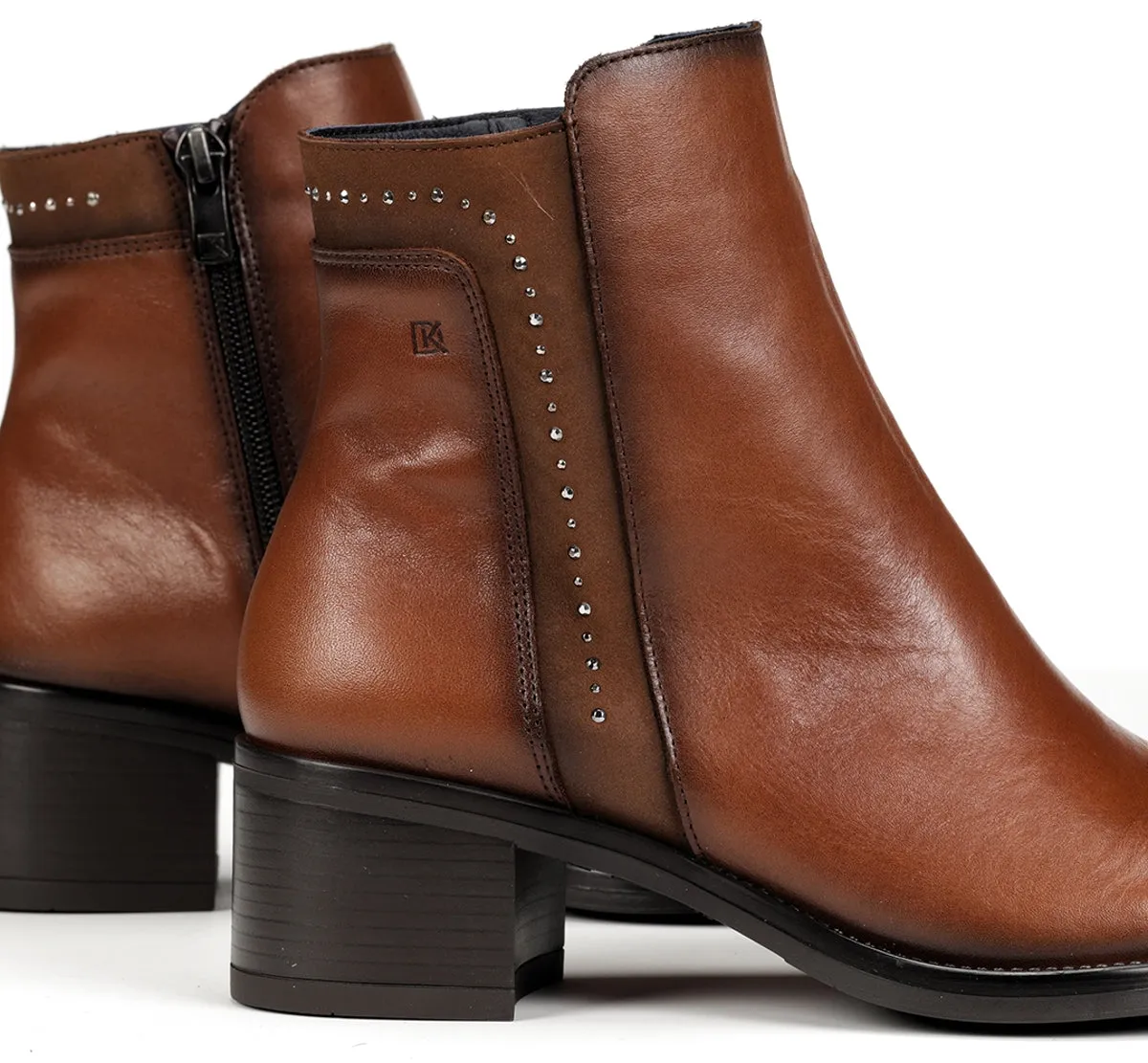 Dorking Chiara D9134 tronchetti donna marroni