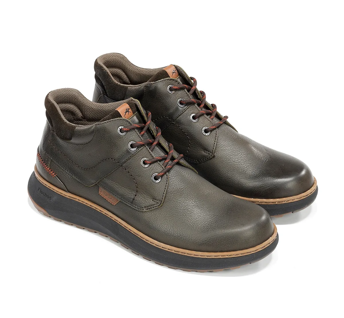 Fluchos Wildford F2536 stivaletti uomo verdi pelle