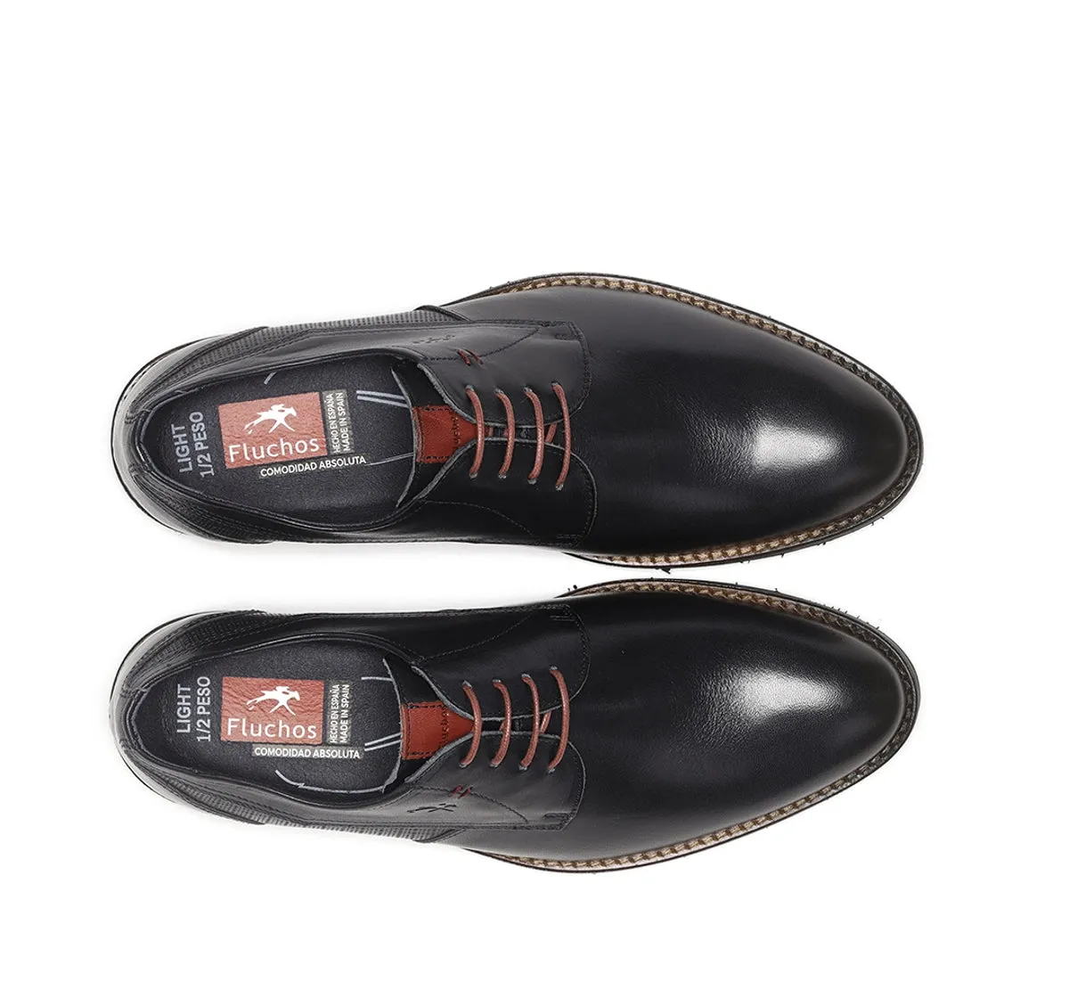 Fluchos Olimpo F0137 scarpa blu uomo elegante