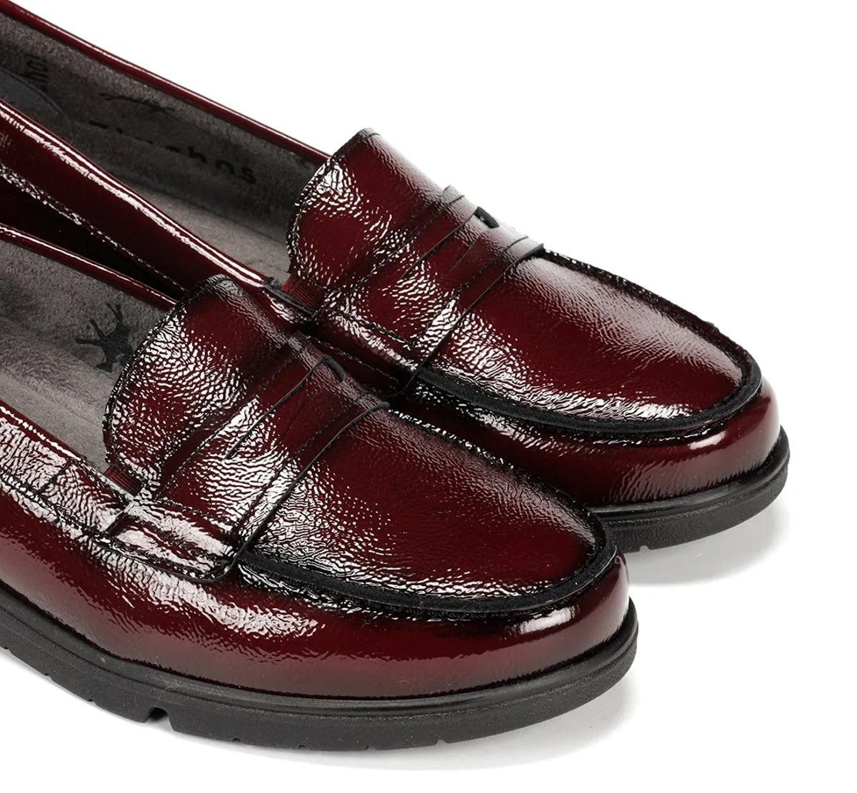 Fluchos Styll F1835 mocassini donna rossi grip
