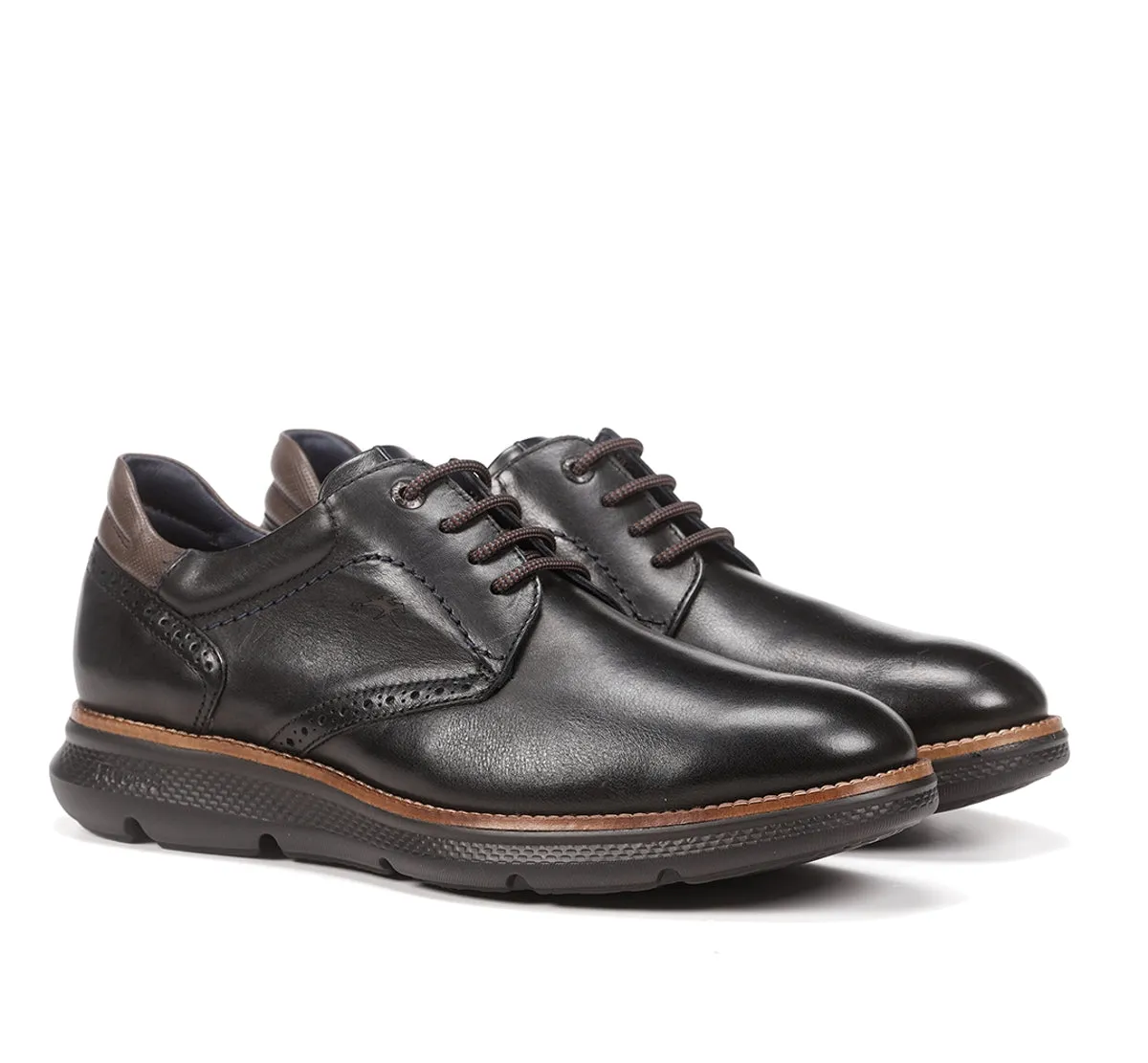 Fluchos William F1351 scarpe uomo nere classiche