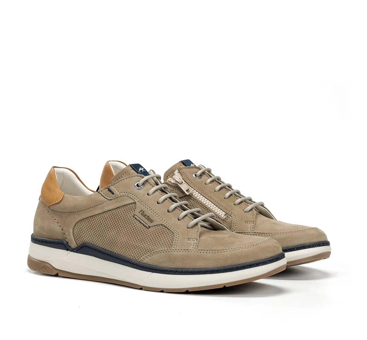 Fluchos Jeff F2211 sneakers uomo tortora casual
